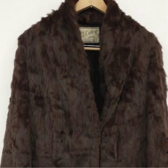 Brown mink long real fur coat - Picture 5 of 10